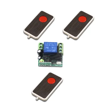 New 12V Relay 1CH Wireless RF Mini Remote Control Switch 3Transmitter + Receiver Switch Accessariesr 315/433mhz
New 12V Relay 1CH Wireless RF Mini Remote Control Switch 3Transmitter + Receiver Switch Accessariesr 315/433mhz