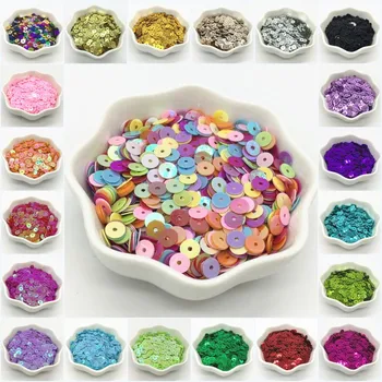 Sequins 3/4 /5/6mm Flat Round PVC Loose Paillettes Sewing Wedding Women Craft Decoration Garment DIY Confetti Accessories 25g
Sequins 3/4 /5/6mm Flat Round PVC Loose Paillettes Sewing Wedding Women Craft Decoration Garment DIY Confetti Accessories 25g