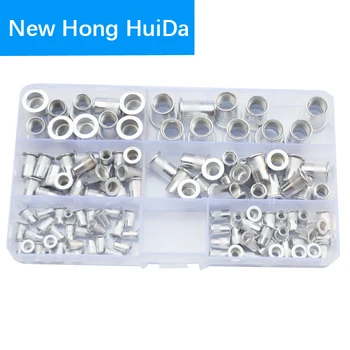 Aluminun Rivet Nut Flat Head Metric Threaded Rivnut Insert Standard Rivetnut Blind Nutsert Assortment Kit Set M3 M4 M5 M6 M8 M10
Aluminun Rivet Nut Flat Head Metric Threaded Rivnut Insert Standard Rivetnut Blind Nutsert Assortment Kit Set M3 M4 M5 M6 M8 M10