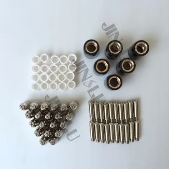 Free shipping SG-51 Plasma cutting torch consumable collocation package Electrode/Gas diffuser/Tip/Shield cup
Free shipping SG-51 Plasma cutting torch consumable collocation package Electrode/Gas diffuser/Tip/Shield cup