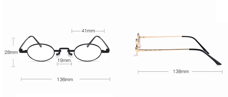 mini oval glasses optical 9000162 details (2)