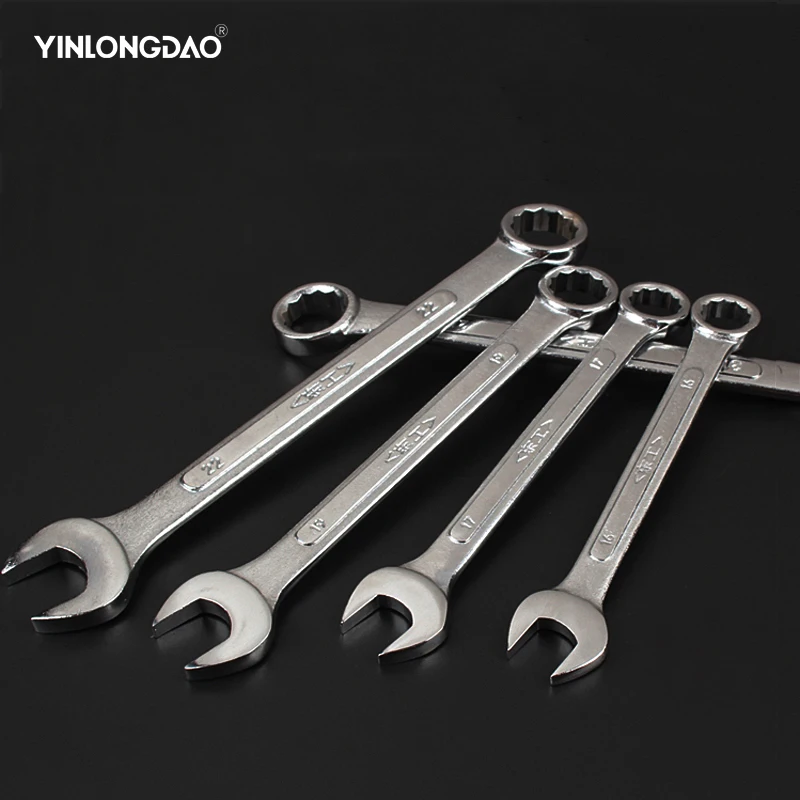 1PC Popular CR-V Material Anti-slip Labor-saved Ratchet Wrench Dual-use Open End and Plum End Spanner for Repairing
1PC Popular CR-V Material Anti-slip Labor-saved Ratchet Wrench Dual-use Open End and Plum End Spanner for Repairing