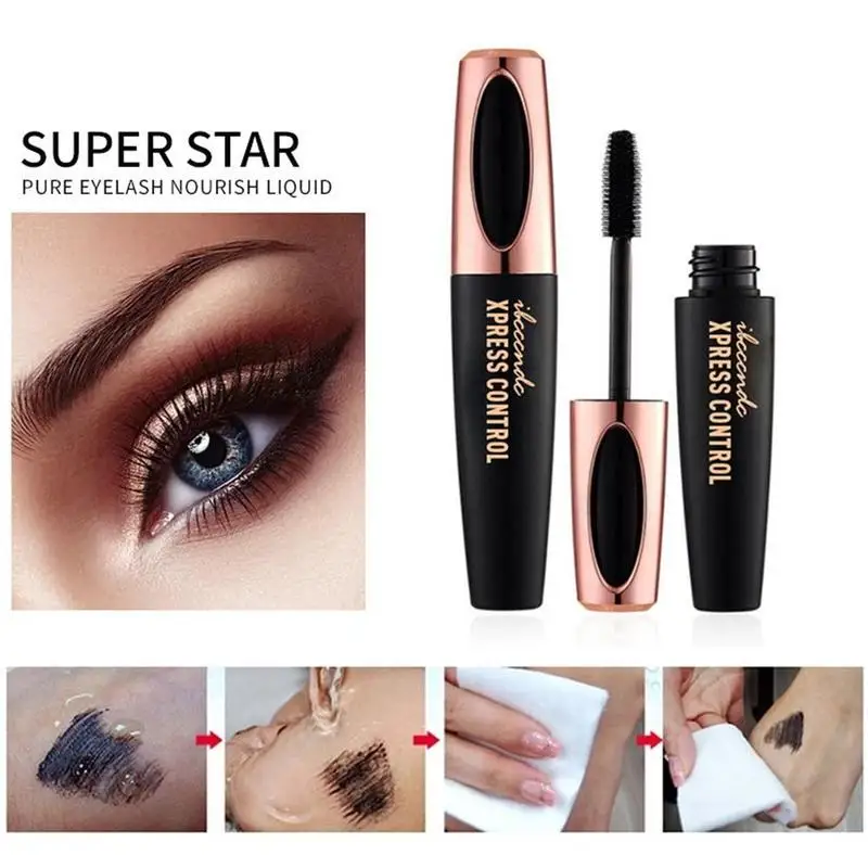 4D Silk Fiber Eyelash Mascara Extension Makeup Black Waterproof Lengthening mascara Volume Express false eyelashes cosmetic
4D Silk Fiber Eyelash Mascara Extension Makeup Black Waterproof Lengthening mascara Volume Express false eyelashes cosmetic