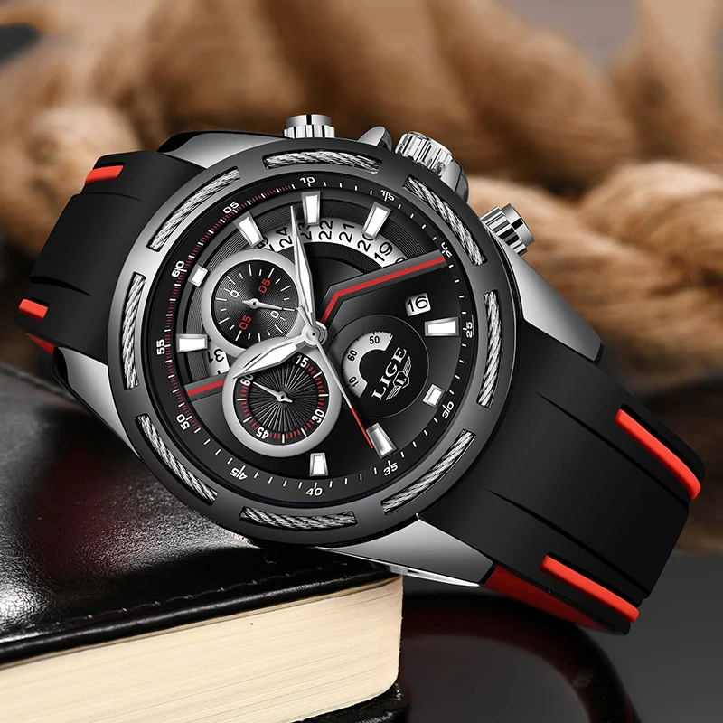 Relogio Masculino 2019 LIGE Mens Watches Silicone Strap Top Brand Luxury Waterproof Sport Chronograph Gold Quartz Wristwatch+Box
Relogio Masculino 2019 LIGE Mens Watches Silicone Strap Top Brand Luxury Waterproof Sport Chronograph Gold Quartz Wristwatch+Box