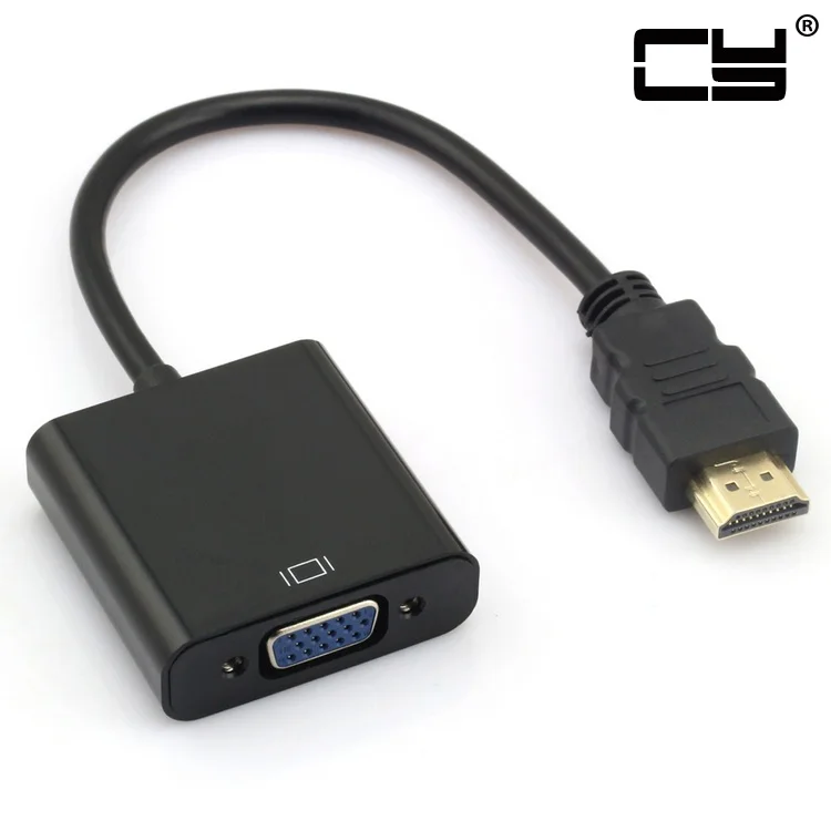HDMI Male Input to VGA Female Output Video Adapter for TV Projectors Monitor PC Lap top Black
HDMI Male Input to VGA Female Output Video Adapter for TV Projectors Monitor PC Lap top Black