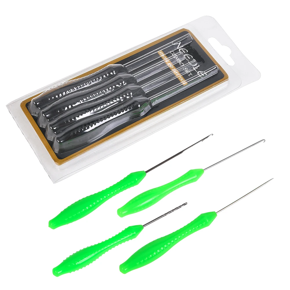 4Pcs/lot Fishing Rigs Needle Kit Bait Needle Set Hook Drill Boilie Stringer Baiting Rig Tool Carp Fishing Terminals
4Pcs/lot Fishing Rigs Needle Kit Bait Needle Set Hook Drill Boilie Stringer Baiting Rig Tool Carp Fishing Terminals