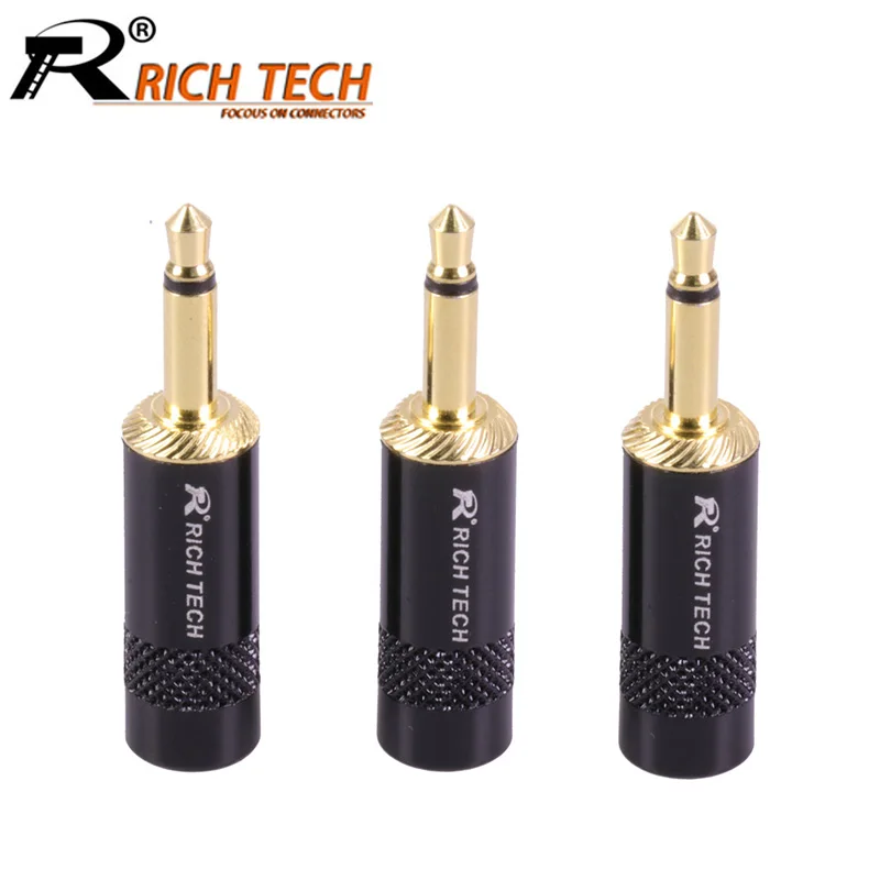 4pcs/lot 3.5mm Mono Connector Gold Plated 2 Pole Mono 3.5mm Male Plug Audio Jack 3.5mm Wire Connector Headphone Adapter
4pcs/lot 3.5mm Mono Connector Gold Plated 2 Pole Mono 3.5mm Male Plug Audio Jack 3.5mm Wire Connector Headphone Adapter