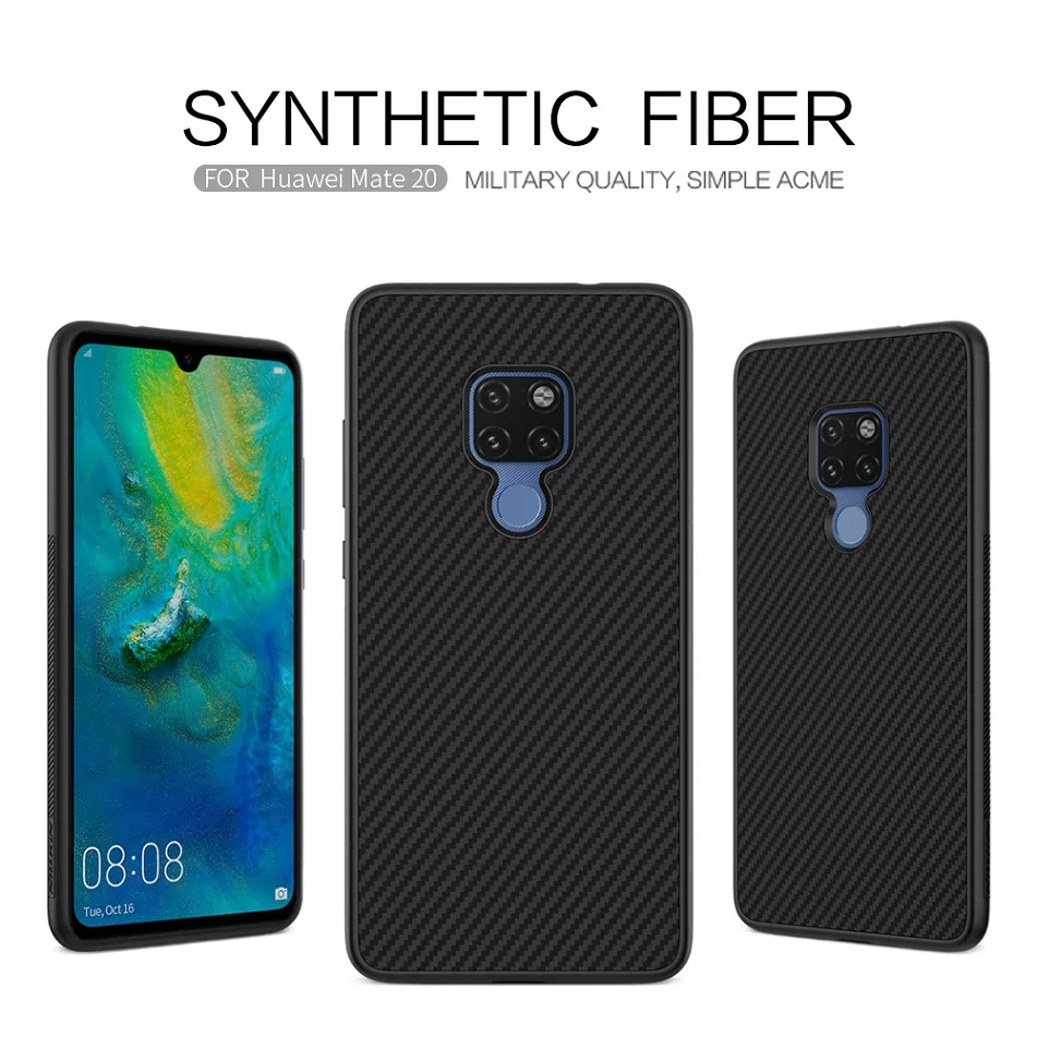 Nillkin Synthetic fiber Carbon PP Plastic Back Cover for Huawei Mate 20 case ultra thin slim Cover for Huawei Mate 20 Pro Case
Nillkin Synthetic fiber Carbon PP Plastic Back Cover for Huawei Mate 20 case ultra thin slim Cover for Huawei Mate 20 Pro Case