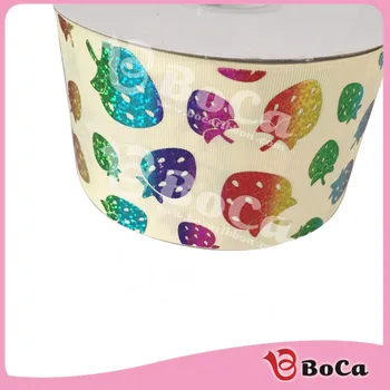 whole sale 3" 75mm BOCA rainbow strawberry holographic grosgrain ribbon , DIY handmade material 100Yards
whole sale 3" 75mm BOCA rainbow strawberry holographic grosgrain ribbon , DIY handmade material 100Yards