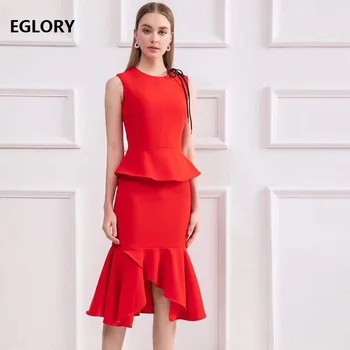 One Piece Dress 2019 Summer Fashion Sleeveless Party Mermaid Dress Women O-Neck Cross String Shoulder Elegant Peplum Dress Femme
One Piece Dress 2019 Summer Fashion Sleeveless Party Mermaid Dress Women O-Neck Cross String Shoulder Elegant Peplum Dress Femme