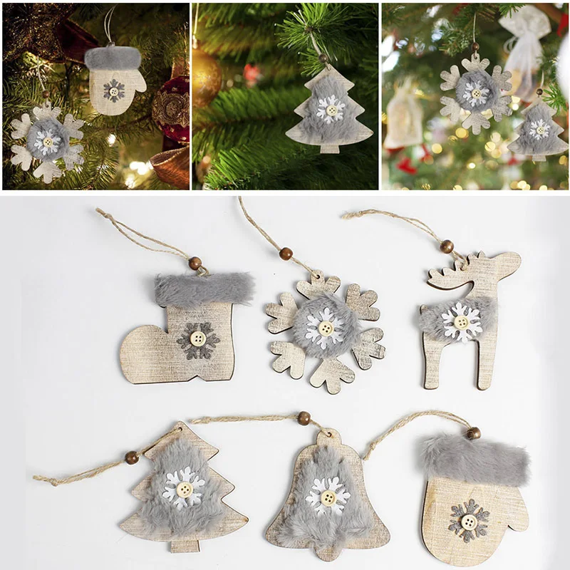 Christmas Pendant Hanging Ornaments Decor Wooden Embellishments Hexagon Snowflake Xmas New Year Decoration Supplies
Christmas Pendant Hanging Ornaments Decor Wooden Embellishments Hexagon Snowflake Xmas New Year Decoration Supplies