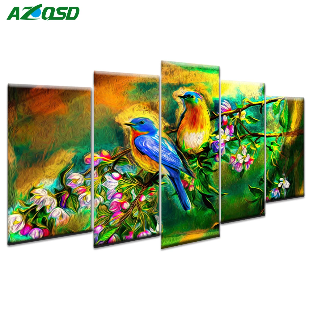 AZQSD Birds Diamond Painting Multi-picture Combination Wall Art Cross Stitch Mosaic Diamond Embroidery Decor Gift 5 pcs/set
AZQSD Birds Diamond Painting Multi-picture Combination Wall Art Cross Stitch Mosaic Diamond Embroidery Decor Gift 5 pcs/set