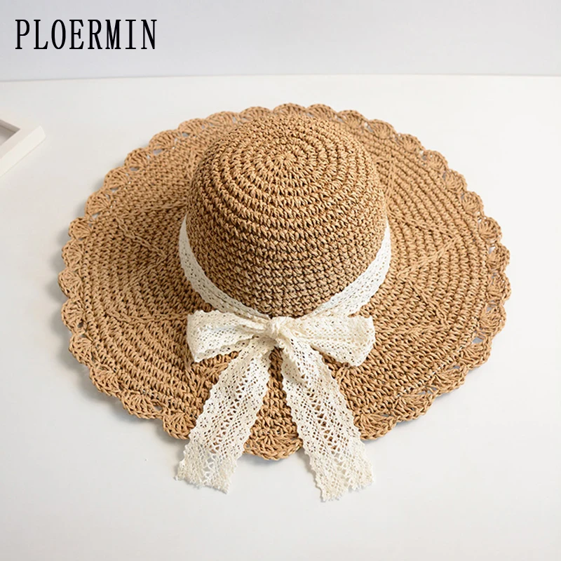 Chic Panama Lace bow Sun Hat for Women Fashion Handmade Foldable Visors Fedora Wide Brim Summer Beach Hat Ladies 100% Raffia
Chic Panama Lace bow Sun Hat for Women Fashion Handmade Foldable Visors Fedora Wide Brim Summer Beach Hat Ladies 100% Raffia