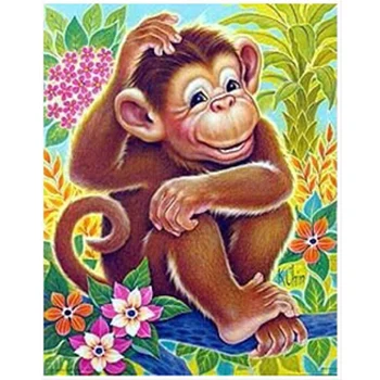 Diy Diamond Mosaic Picture 3d Diamond Painting Cross Stitch Kits Diamond Embroidery Animal Monkey Full Drill Painting Home Decor
Diy Diamond Mosaic Picture 3d Diamond Painting Cross Stitch Kits Diamond Embroidery Animal Monkey Full Drill Painting Home Decor