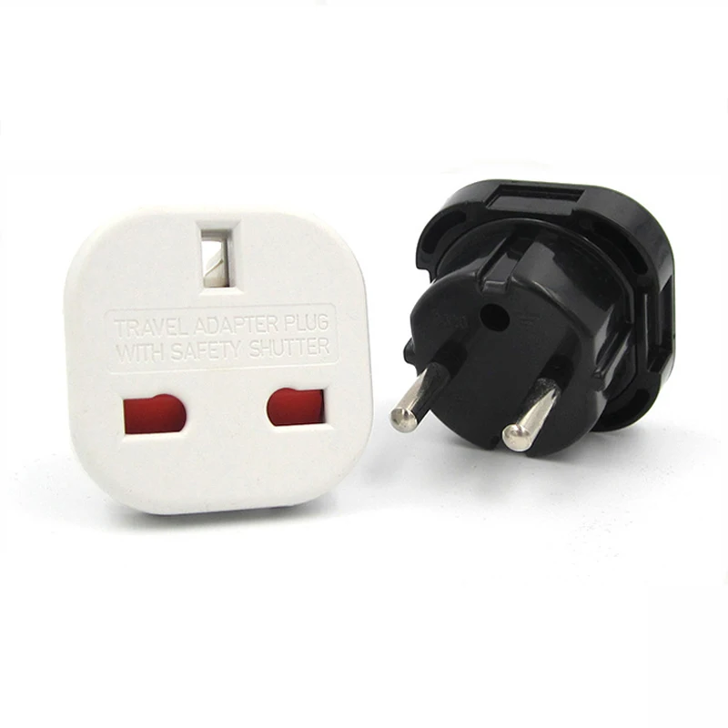 Universal 2 Pin Power Plug Adapter 10A UK to European Euro EU Travel Charger Adapter Plug Outlet Converter Adaptor AC 240V
Universal 2 Pin Power Plug Adapter 10A UK to European Euro EU Travel Charger Adapter Plug Outlet Converter Adaptor AC 240V