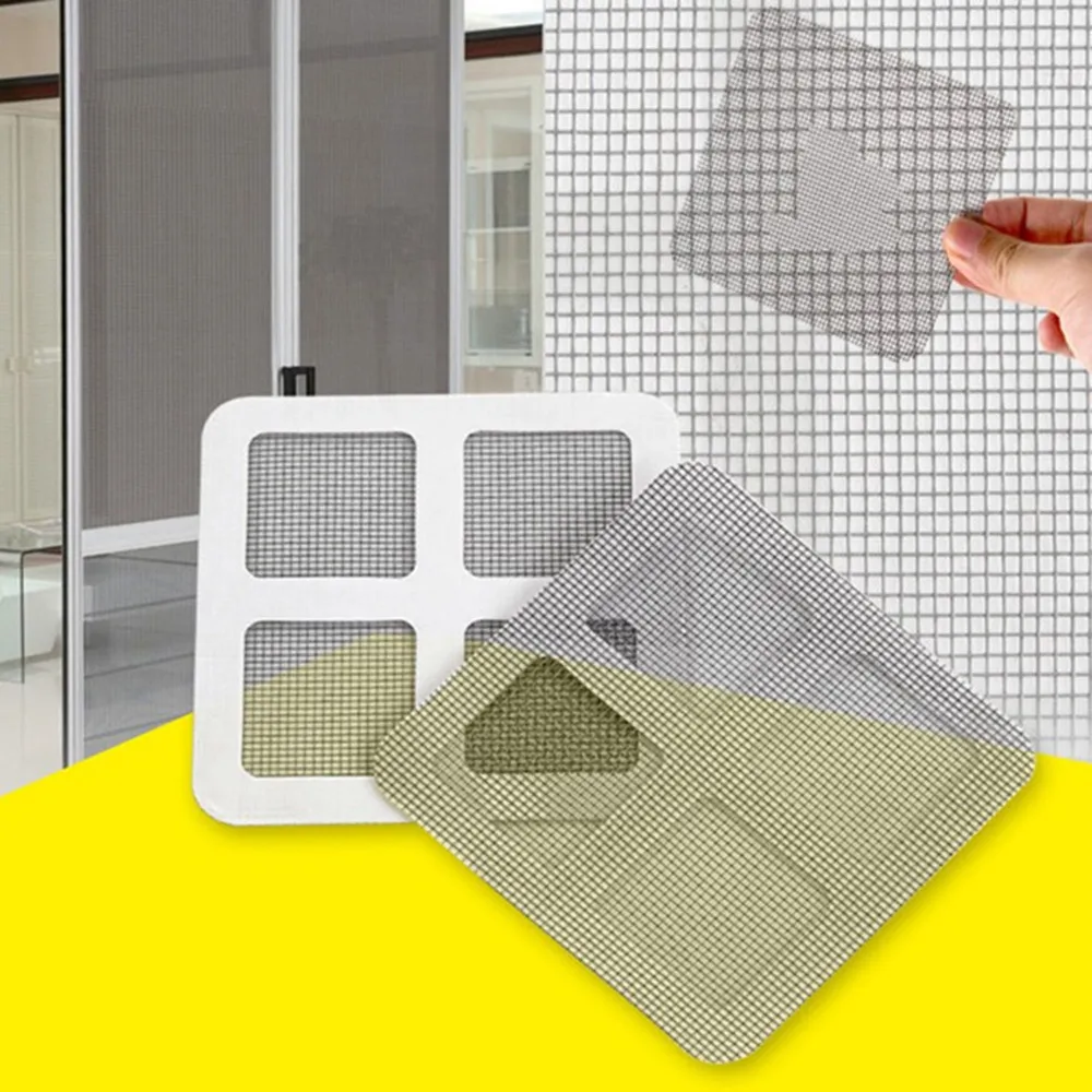 3pcs/6pcs/9pcs Fix Net Window Home Adhesive Anti Mosquito Fly Bug Insect Repair Screen Patch Stickers Mesh Window Screen V5863
3pcs/6pcs/9pcs Fix Net Window Home Adhesive Anti Mosquito Fly Bug Insect Repair Screen Patch Stickers Mesh Window Screen V5863