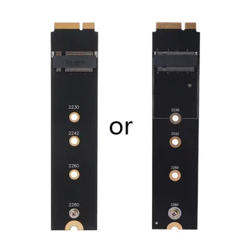 M.2 NGFF SATA SSD Converter Adapter Card Black For Apple 2012 MacBook Air A1465 A1466 High Quality C26 
M.2 NGFF SATA SSD Converter Adapter Card Black For Apple 2012 MacBook Air A1465 A1466 High Quality C26