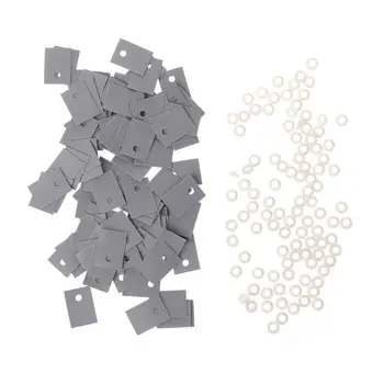 100PCS TO-220 Plastic Insulation Washer Transistor and TO-220 Silicone Pads Insulator Set Used in CPU GPU VGA Card and IC
100PCS TO-220 Plastic Insulation Washer Transistor and TO-220 Silicone Pads Insulator Set Used in CPU GPU VGA Card and IC