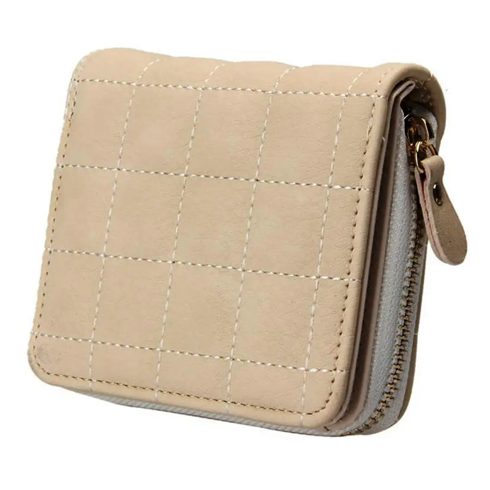 Women Fashion Faux Leather Short Wallet Plaid Lines Card Holder Mini Zipper Purse wallet women monederos para mujer Lady Purse
Women Fashion Faux Leather Short Wallet Plaid Lines Card Holder Mini Zipper Purse wallet women monederos para mujer Lady Purse