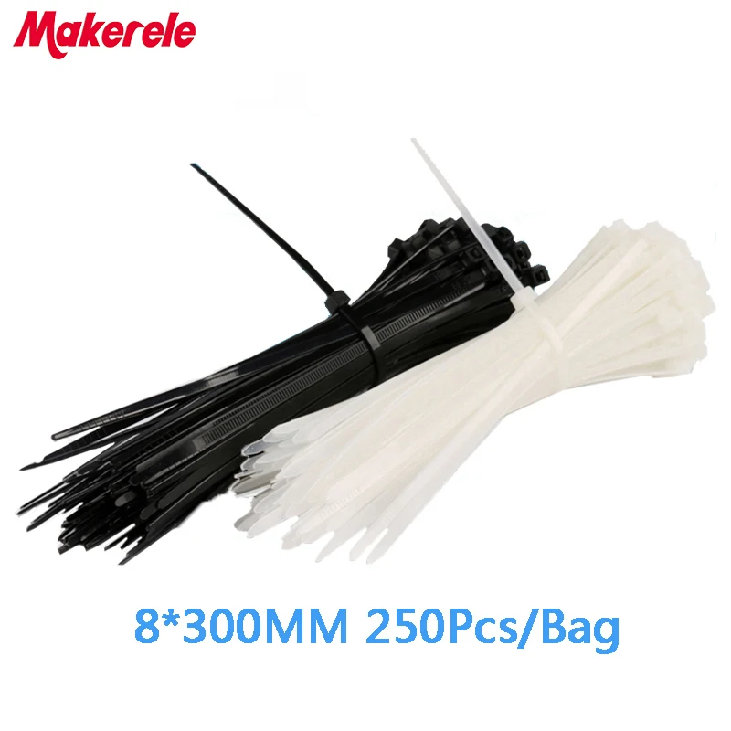 5.2*300mm 250PCS/Bag High Quality Factory Standard Self-locking Plastic Nylon Cable Ties,Wire Zip Tie
5.2*300mm 250PCS/Bag High Quality Factory Standard Self-locking Plastic Nylon Cable Ties,Wire Zip Tie