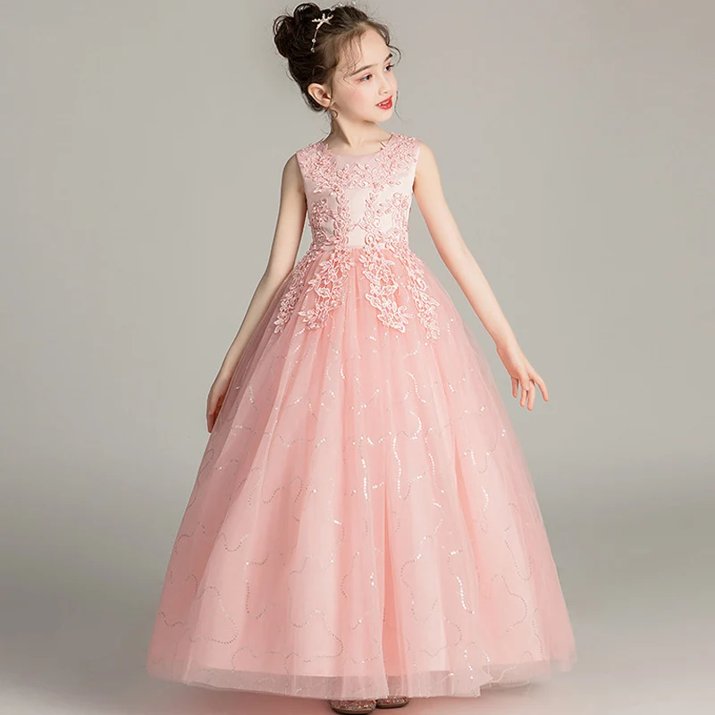 Girls'Campus Graduation Dance Party Long Dress Flower Girls Wedding Bridesmaids' Eucharist Party Length Bridesmaid Dress
Girls'Campus Graduation Dance Party Long Dress Flower Girls Wedding Bridesmaids' Eucharist Party Length Bridesmaid Dress