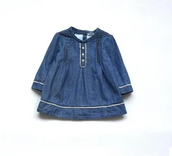 spring autumn baby shirt for girl blouse denim long sleeve casual toddler kids tops children boutiques clothes
spring autumn baby shirt for girl blouse denim long sleeve casual toddler kids tops children boutiques clothes