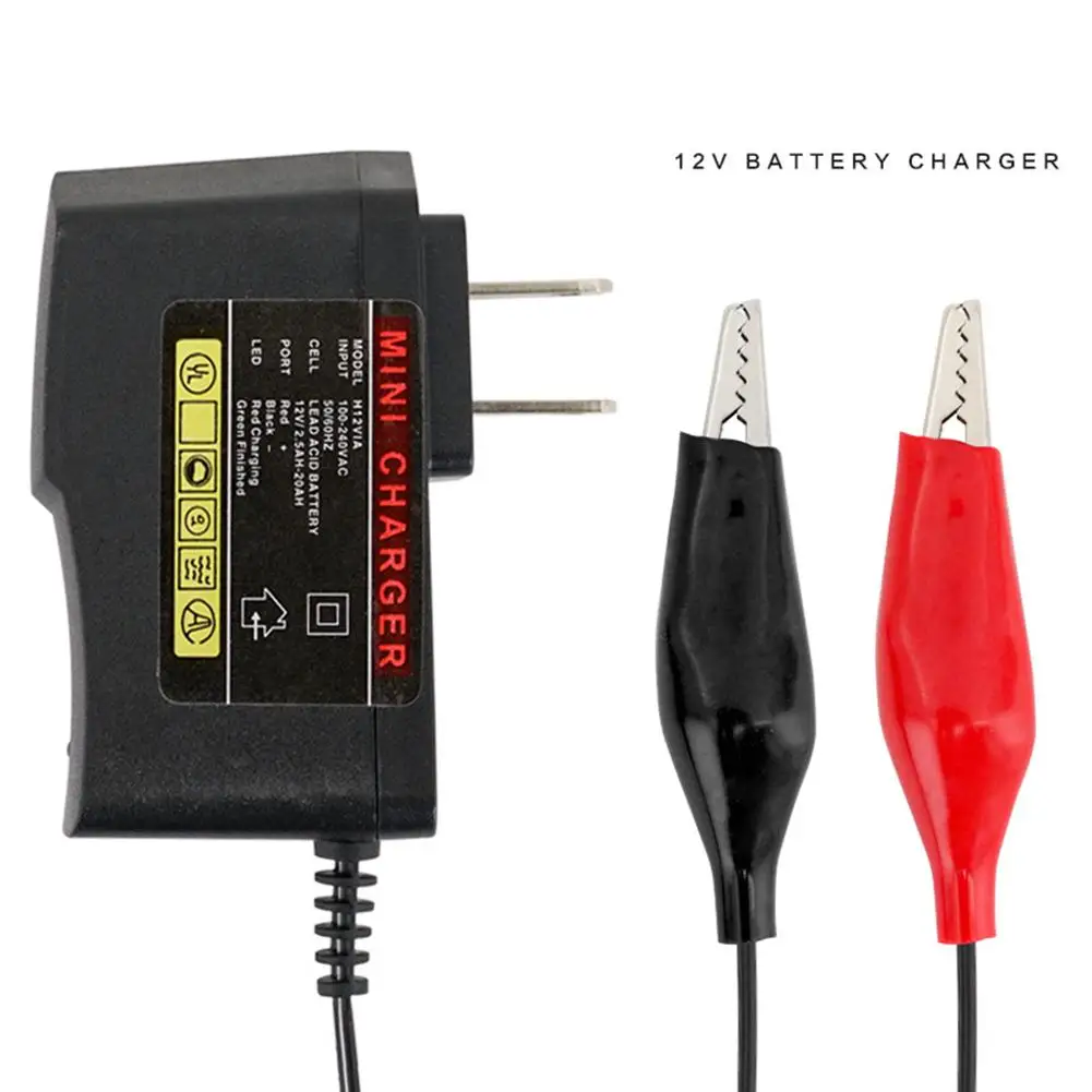 US Universal Automatic 12V 1A Battery Charger For Baby Buggy Children Toy Car Motorcycle Lead Acid Sealed Batteries 12 V Volt
US Universal Automatic 12V 1A Battery Charger For Baby Buggy Children Toy Car Motorcycle Lead Acid Sealed Batteries 12 V Volt