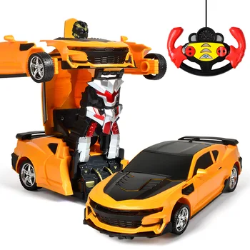 1:18 RC Car Transformer 2 IN 1 Driving Sports Cars Robot Model Radio Controlled Carro Kids RC Toys For Children's Birthday Gifts
1:18 RC Car Transformer 2 IN 1 Driving Sports Cars Robot Model Radio Controlled Carro Kids RC Toys For Children's Birthday Gifts