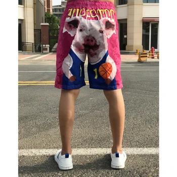 2019 Spring And Summer New Fashion Loose Sports Men Handsome Pig Head Printing Tide Brand Five Points Cotton Casual Shorts
2019 Spring And Summer New Fashion Loose Sports Men Handsome Pig Head Printing Tide Brand Five Points Cotton Casual Shorts