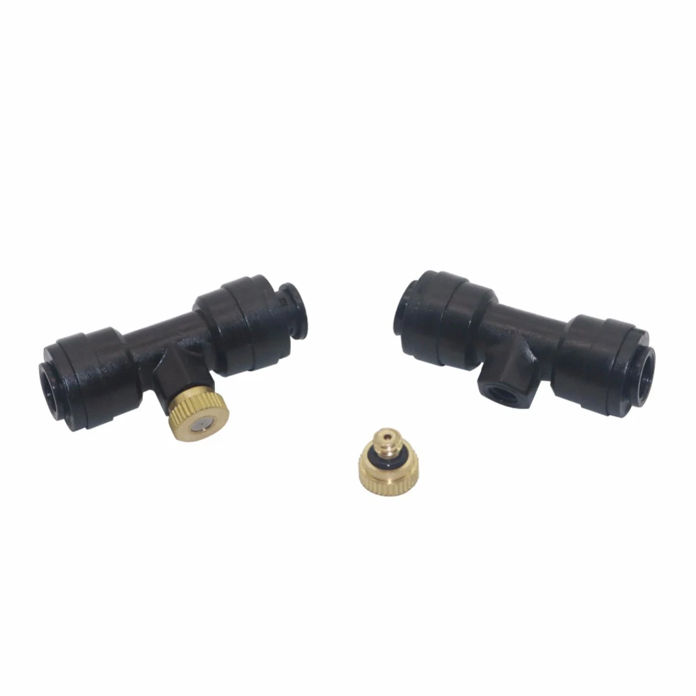 5Pcs 3/16 Male Thread Atomization Nozzle With Slip-Lock Connector Tees Cooling Dust Removal Sprinklers Garden Irrigation Nozzles
5Pcs 3/16 Male Thread Atomization Nozzle With Slip-Lock Connector Tees Cooling Dust Removal Sprinklers Garden Irrigation Nozzles