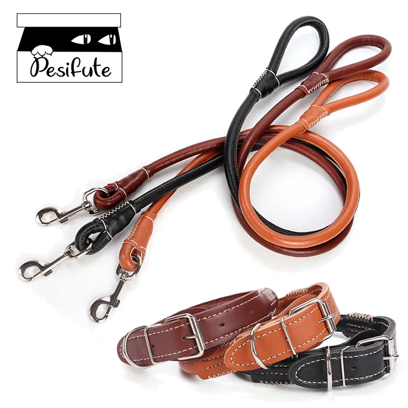 PESIFUTE Pet Dog 52" Dermis Leash Rope+Collar Set Outdoor Training Adjustable Comfortable Necklace Quick Released Leash
PESIFUTE Pet Dog 52" Dermis Leash Rope+Collar Set Outdoor Training Adjustable Comfortable Necklace Quick Released Leash