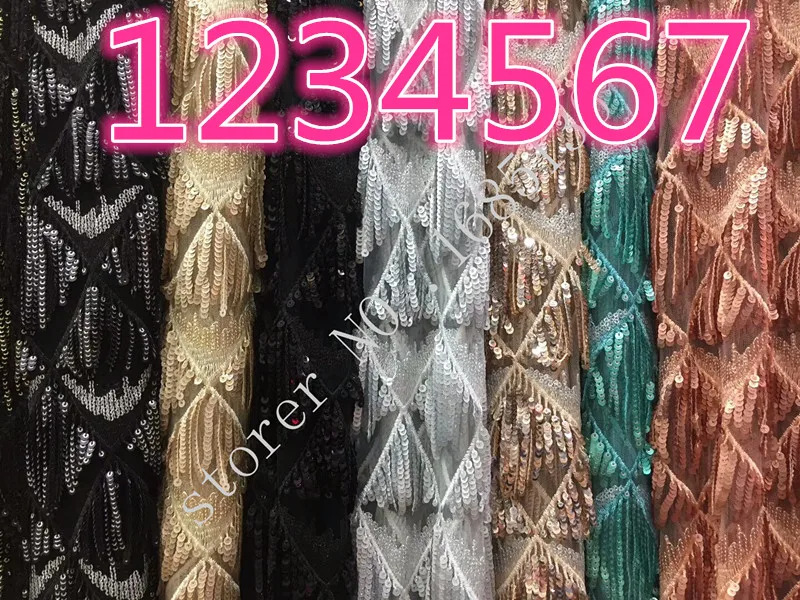 Nigeria is a best-selling lace of tassel. Glittering sequins. African embroidered wedding dress / evening dress fabric
Nigeria is a best-selling lace of tassel. Glittering sequins. African embroidered wedding dress / evening dress fabric
