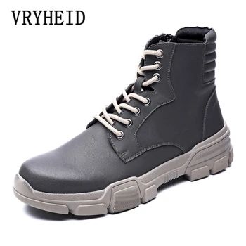 VRYHEID High Quality Genuine leather Autumn Men Boots Winter Waterproof Ankle Boots Warm Boots Outdoor Working Boots Men Shoes
VRYHEID High Quality Genuine leather Autumn Men Boots Winter Waterproof Ankle Boots Warm Boots Outdoor Working Boots Men Shoes