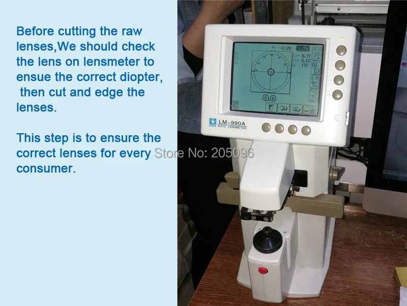 diopter lens testing intrustment