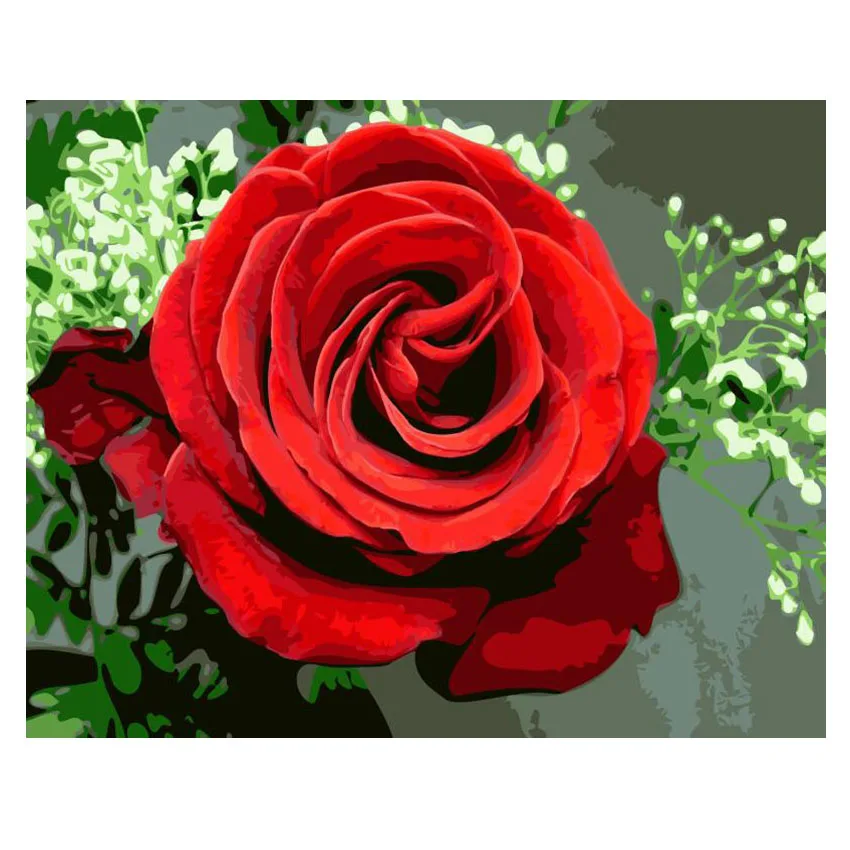 RIHE Rose Flower Diy Painting By Numbers Oil Painting On Canvas Cuadros Decoracion Acrylic Paint Home Decor Wall Art Living Room
RIHE Rose Flower Diy Painting By Numbers Oil Painting On Canvas Cuadros Decoracion Acrylic Paint Home Decor Wall Art Living Room