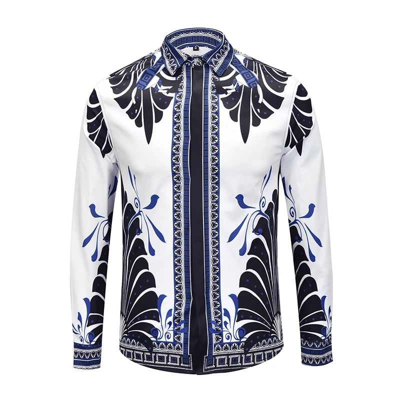 2018 Brand New Luxury Men Shirt Men's Fashion Dress Shirts slim fit Casual male Long Sleeve Cotton Shirts 3D printing Shirt 9100
2018 Brand New Luxury Men Shirt Men's Fashion Dress Shirts slim fit Casual male Long Sleeve Cotton Shirts 3D printing Shirt 9100