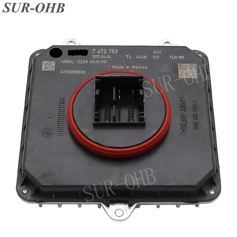 5 Series G30 Orginal 7472763 LED Headlight Control Unit 1305102304 vehicles Ballast 7476487 for 6 7 Sedan G32 Estate 520i car
5 Series G30 Orginal 7472763 LED Headlight Control Unit 1305102304 vehicles Ballast 7476487 for 6 7 Sedan G32 Estate 520i car