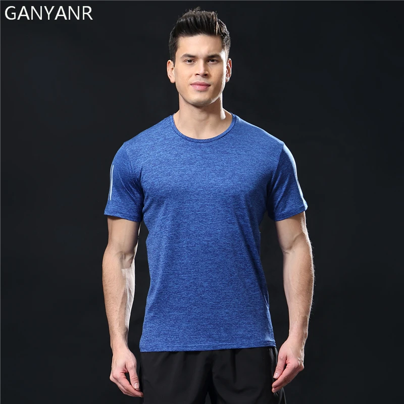 GANYANR Running T Shirt Men Basketball Tennis Tee Sport Fitness Sportswear Gym Jogging Tops Short Sleeve Exercise Training Slim
GANYANR Running T Shirt Men Basketball Tennis Tee Sport Fitness Sportswear Gym Jogging Tops Short Sleeve Exercise Training Slim