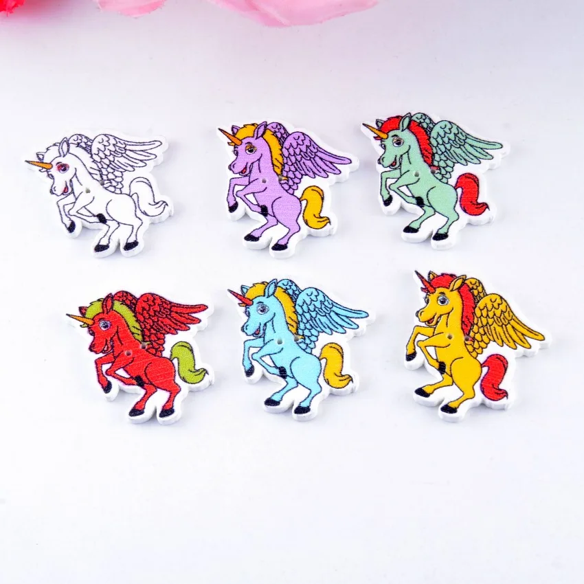 50 Mixed 2 Holes Cartoon Castle Series Unicorn Buttons Cartoons Wood Sewing Buttons Scrapbooking 28x31mm
50 Mixed 2 Holes Cartoon Castle Series Unicorn Buttons Cartoons Wood Sewing Buttons Scrapbooking 28x31mm