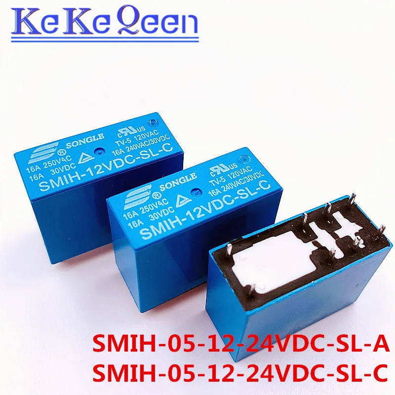 SMIH-05VDC-SL-C SMIH-12VDC-SL-C SMIH-24VDC-SL-C 05 12 24 V Relays 16A 250V 8pin A group of normally open New and Original
SMIH-05VDC-SL-C SMIH-12VDC-SL-C SMIH-24VDC-SL-C 05 12 24 V Relays 16A 250V 8pin A group of normally open New and Original