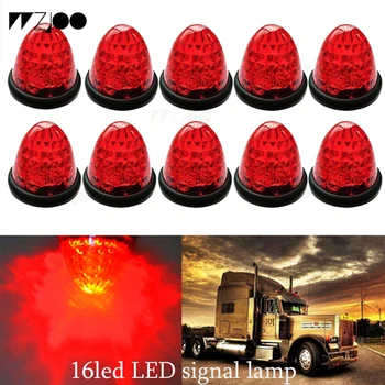 WZJOO 10Pcs 24V 16 LED Universal Side Marker Trailer Light Lamp Indicator Truck Van Car
WZJOO 10Pcs 24V 16 LED Universal Side Marker Trailer Light Lamp Indicator Truck Van Car