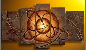 Cuadros Decoracion 5 piece panel canvas art Modern abstract hand painted picture oil painting 27
Cuadros Decoracion 5 piece panel canvas art Modern abstract hand painted picture oil painting 27