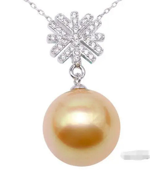 Wholesale price ^^^NEW 12-13mm Round Golden South Sea Pearl Pendant Sterling Silver
Wholesale price ^^^NEW 12-13mm Round Golden South Sea Pearl Pendant Sterling Silver