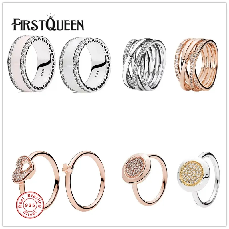 FirstQueen High Quality Solid 925 Sterling Silver Signature Rings for Women Wedding Rings Anillos Mujer bague femme argent 925
FirstQueen High Quality Solid 925 Sterling Silver Signature Rings for Women Wedding Rings Anillos Mujer bague femme argent 925