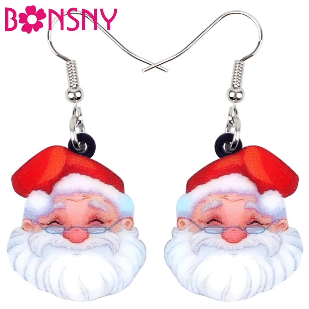 Bonsny Acrylic Christmas Sweet Santa Claus Earrings Drop Dangle Costumes Family Gift Jewelry For Women Girls Teens Charms Bijoux
Bonsny Acrylic Christmas Sweet Santa Claus Earrings Drop Dangle Costumes Family Gift Jewelry For Women Girls Teens Charms Bijoux