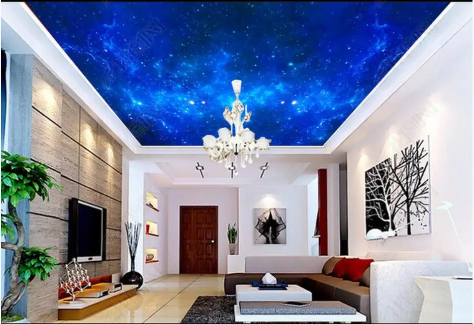 Custom photo wallpaper 3d ceiling wallpaper Fashion fantasy beautiful blue sky starry sky ceiling zenith mural background wall
Custom photo wallpaper 3d ceiling wallpaper Fashion fantasy beautiful blue sky starry sky ceiling zenith mural background wall