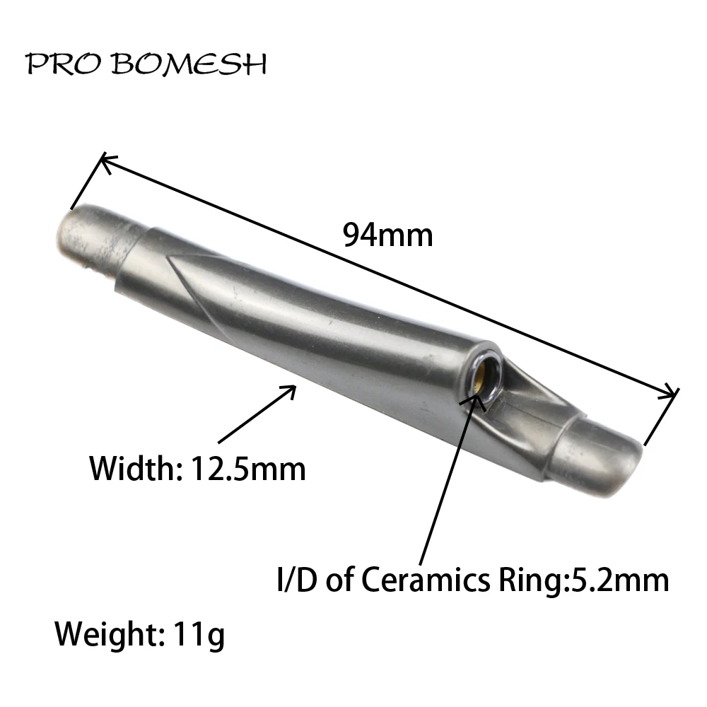 Pro Bomesh 3pcs/Kit Interlined Fishing Rod Entrance Guide Ring I/D 5.2mm Weight 11g DIY Fishing Rod Building Component Accessory
Pro Bomesh 3pcs/Kit Interlined Fishing Rod Entrance Guide Ring I/D 5.2mm Weight 11g DIY Fishing Rod Building Component Accessory