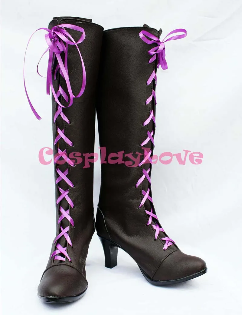 820 Custom made Alois Trancy shoes boots from black butler Kuroshitsuji Cosplay (3)