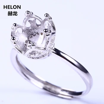 925 Sterling Silver Engagement Wedding Women Ring Semi Mount Ring for 9-10mm Pearl or Round Bead Fine Jewelry Setting Crystal
925 Sterling Silver Engagement Wedding Women Ring Semi Mount Ring for 9-10mm Pearl or Round Bead Fine Jewelry Setting Crystal