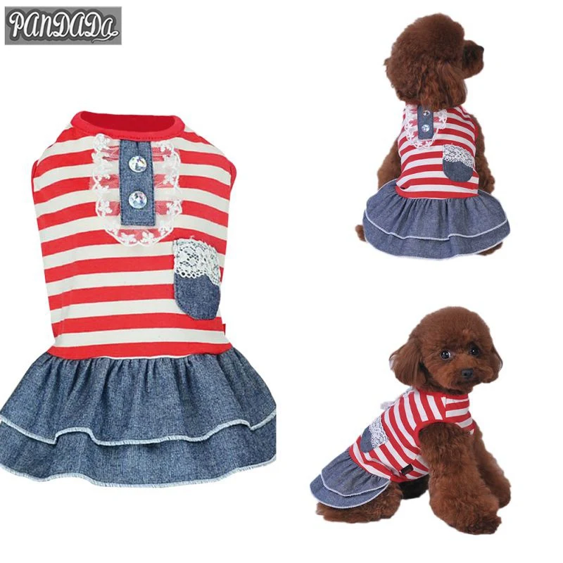 panDaDa New Style Puppy Tutu Dress For Dogs Striped Lace Dress Pets Costume Party Clothes Small Dogs
panDaDa New Style Puppy Tutu Dress For Dogs Striped Lace Dress Pets Costume Party Clothes Small Dogs